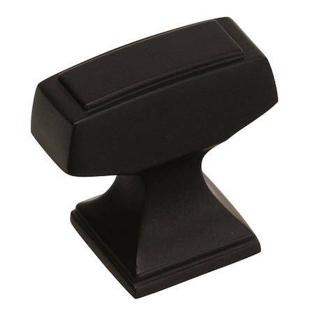 Amerock 1.25 in. Mulholland Cabinet Knob - Black Bronze A53029 BBR